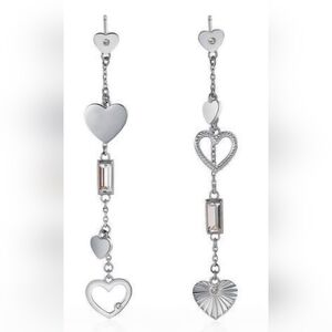 Brosway Chant Heart Jewelry Earrings Long Love Quotes New